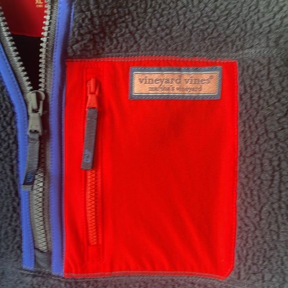 Vineyard Vines Boys' Sherpa Fleece 1/2-zip Pullover - Picture 7 of 12